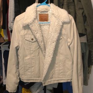 Sherpa corduroy Levi coat